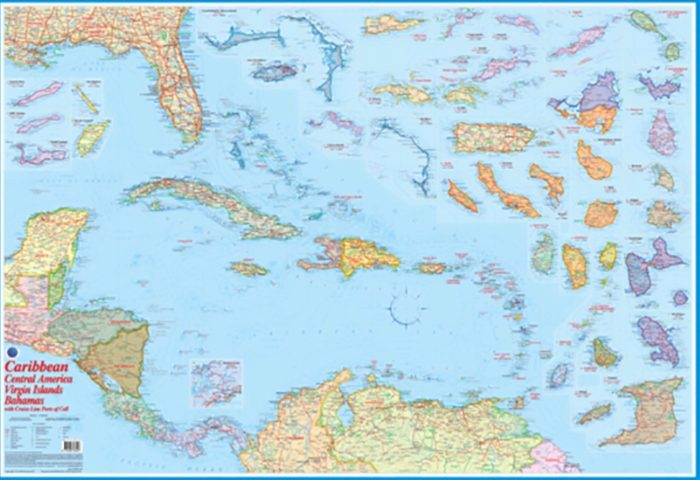 カリブ海地域 全体地図の把握 Gl Caribbean